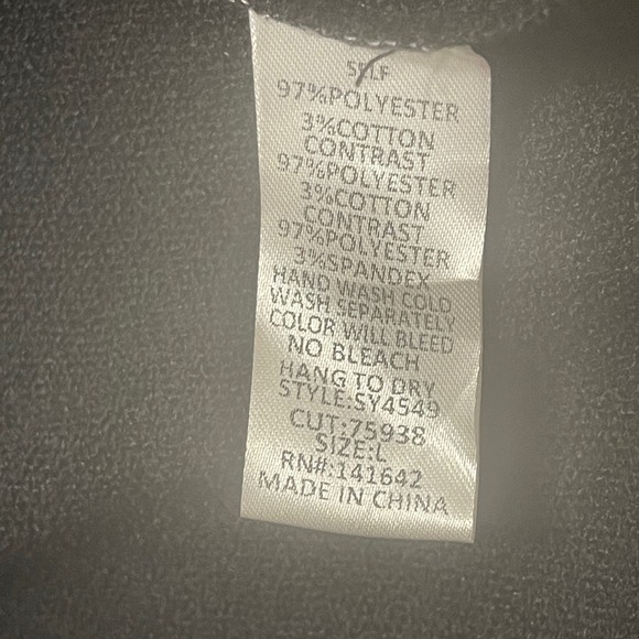 SHE+SKY Women Color Block Hi Low Top Black Beige Brown Long Sleeve Large Sweater - Picture 6 of 7